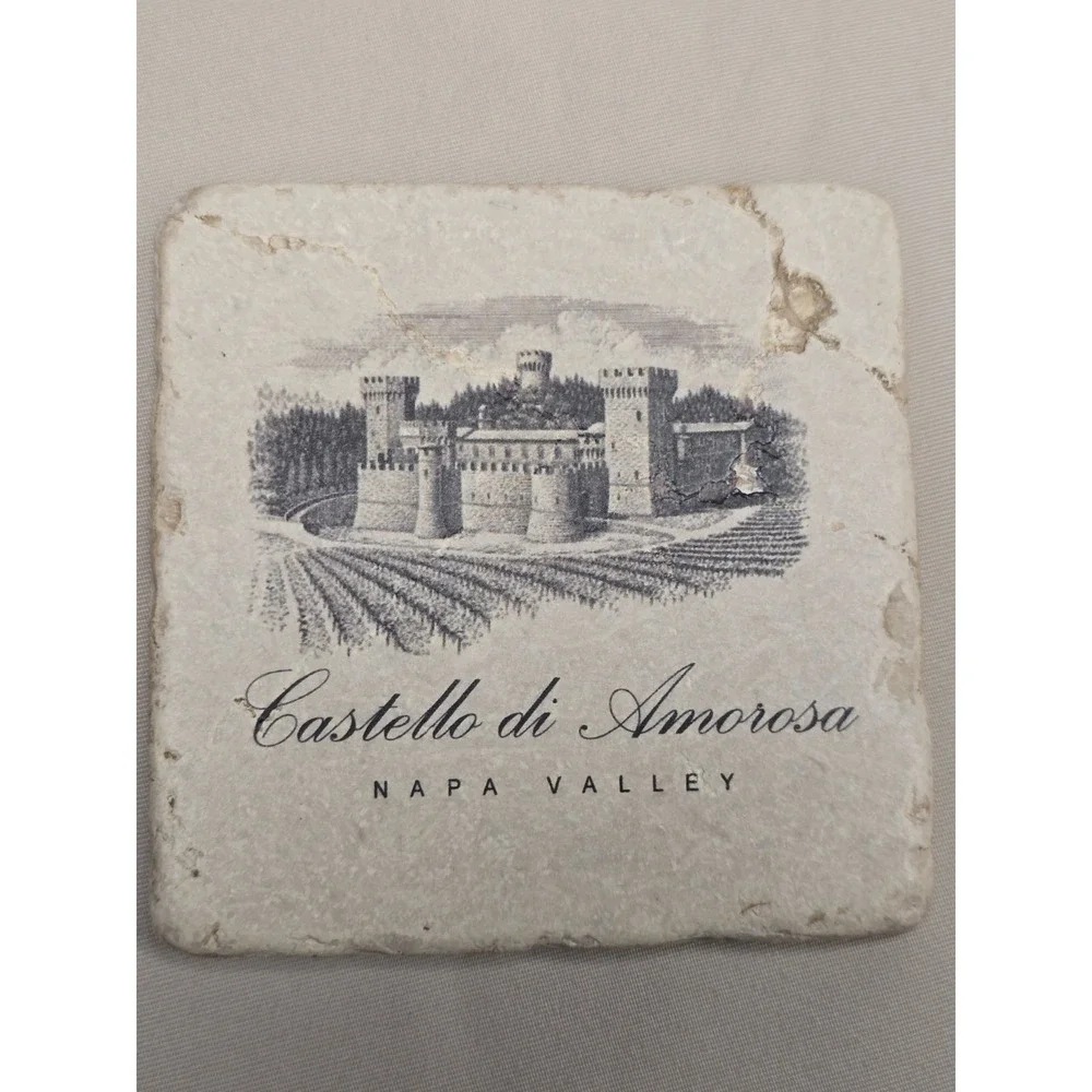 Stone Coasters Set Wine Set Of 4 Napa Valley Gundlach Sonoma